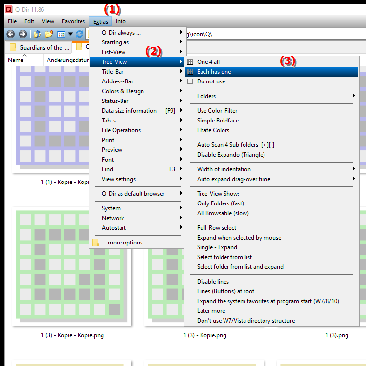 What does it mean to use the directory structure four times
